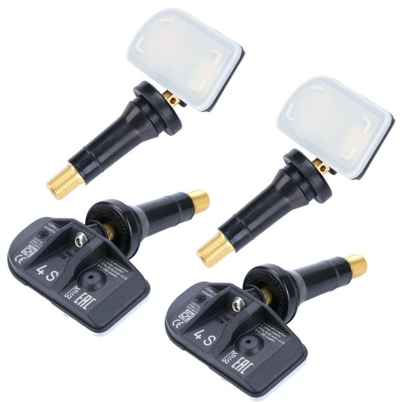 HUOEPU 4PCS TPMS Sensors, 433 MHZ Tire Pressure Monitor System Replacment Sensor for Chevrolet Silverado 2022-2024, for GMC Sierra 1500 2022-2023, for Cadillac Escalade 2021-2023, 13533166