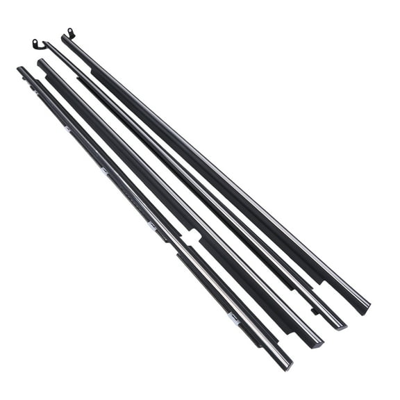 HUOEPU 4PCS Weatherstrip Window Moulding Trim Seal Belt Compatible with Toyota Corolla 1995-2002, Replaces 75710-02050 75720-02050 75730-02040 75740-02040