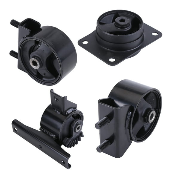 HUOEPU 4Pcs Engine Motor Mount and Transmission Mount Set Compatible for Suzuki SX4 2.0L 2007-2009 FWD Replaces 11710-80J00, 11720-80J00, 111610-80J00, 111620-80J00
