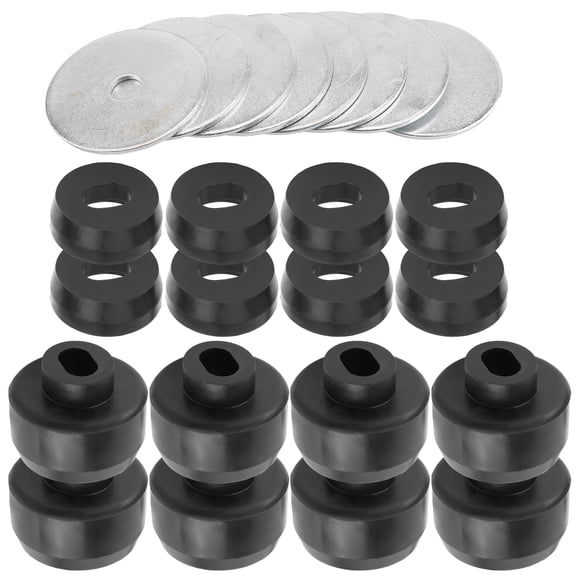HUOEPU 7-141 Body and Cab Mount Bushing Kit for Chevy Silverado 1500/2500/HD for GMC Sierra 1500/2500/HD 1999-2014 Polyurethane Body Cab Mounts & Washers Replacement