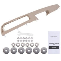 HUOEPU 80995 Front Left Driver Side Armrest Repair Kit Fit for Chevrolet Avalanche Silverado Suburban Tahoe for GMC Sierra Yukon 2010-2014 Door Panel with Release Handle Above Armrest