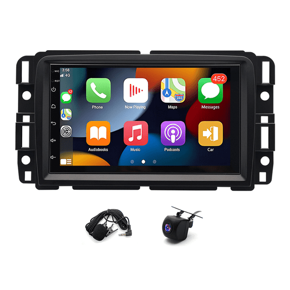 HUOEPU Car Stereo Radio for Chevy Traverse 2013-2017 Touch Screen 7" Android 14 Steering Wheel Control Radio with Bluetooth GPS Navigation FM RDS WiFi Mirror Link