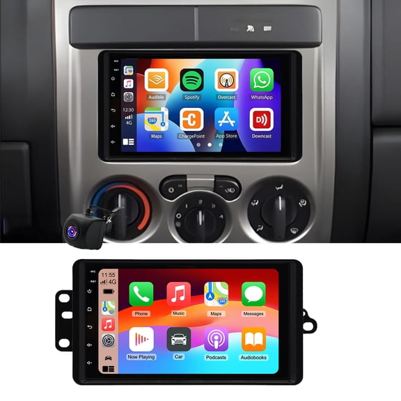 HUOEPU Car Stereo Radio for GMC Chevrolet 2003-2006,Android 13 7" Car Dash GPS Navigation Unit with Carplay Android Auto,2+32G