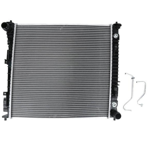 HUOEPU Engine Coolant Radiator Assembly Compatible for Kia Sorento 2021-2023 1.6L & 2.5L, for Hyundai Santa Fe 2021-2023 1.6L & 2.5L, Replace 25310P2100