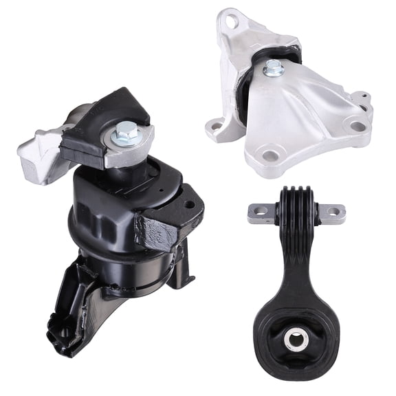 HUOEPU Engine Motor and Transmission Mount Kit Compatible with Honda Civic 2012-2013 Front Hydraulic Engine Motor Mount Replace 9742 9748 9885B