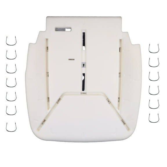 HUOEPU Front Driver Bottom Seat Foam Cushion Pad Compatible with Jeep Wrangler & Wrangler Unlimited All Trims 2013-2017 Driver Bottom Foam Cushion Front Left Replacement