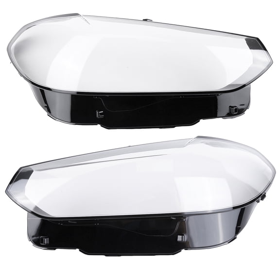 HUOEPU Front Headlight Lens Clear Cover Cap Front Left Right Fits for BMW X3 X4 2022-2024 Clear Headlamp Lens Shell Replacement