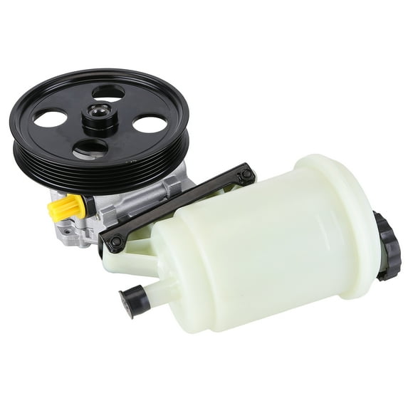 HUOEPU Power Steering Pump Assembly with Pulley/Reservoir Suitable for Dodge Ram 1500 2009-2010 Replaces 55398903AD