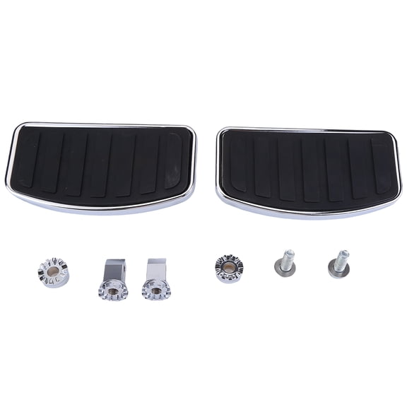 HUOEPU Rear Footrests Footpegs Pedals Footboards Fit for Honda Shadow Spirit 1100 750, Anti-slip Motorcycle Rear Foot Pegs Rear Left Right Replacement