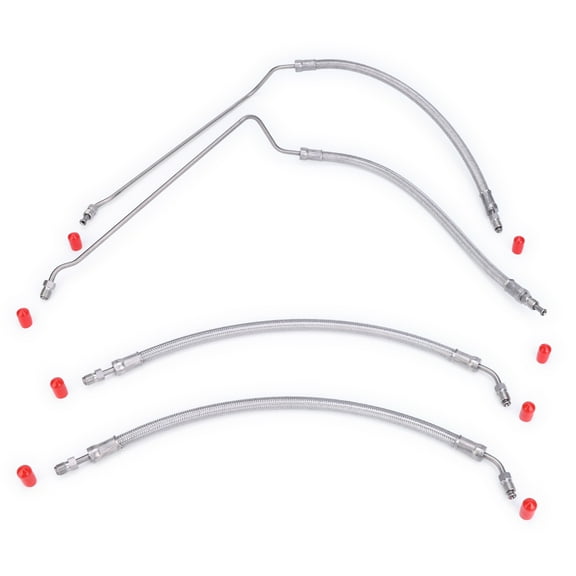 HUOEPU Upgraded Trim Tilt Hydraulic Ram Cylinder Hose Kit Fit for Mercury Marine Alpha One Not Gen2, Bravo One/One X/Two/Three, Replaces 32-864589, 32-864588, 32-99904Q