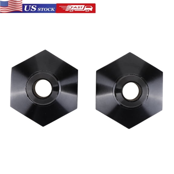 HUONA 2PCS 10AN Female to 6AN Male Flare Reducer Fitting, Fuel Cell Bulkhead Adapter Reducer Connector for Fluid Fuel System