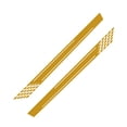 thumbnail image 1 of HUONA 2Pcs Car Personality Decorative Sticker Side Body Stripe Graphic Decal Racing SUV Decorative Accessory Sticker Matte Gold, 1 of 8
