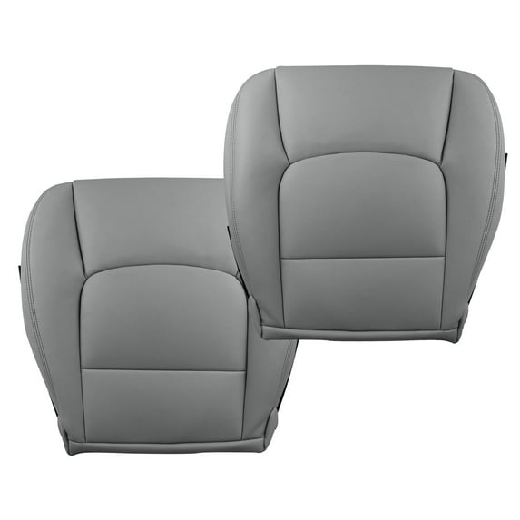 HUONA 2Pcs Car Seat Cover Mircrofiber Leather Driver/Passenger Side Bottom Seat Cover Compatible for Lexus LX470 1998-2007