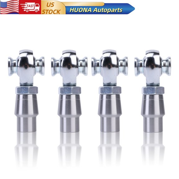 HUONA 3/4" HEIM Joint Rod End Kit Left and Right Hand Thread Heim Joint Kit 4pcs for Steering, Suspension and Linkage Systems