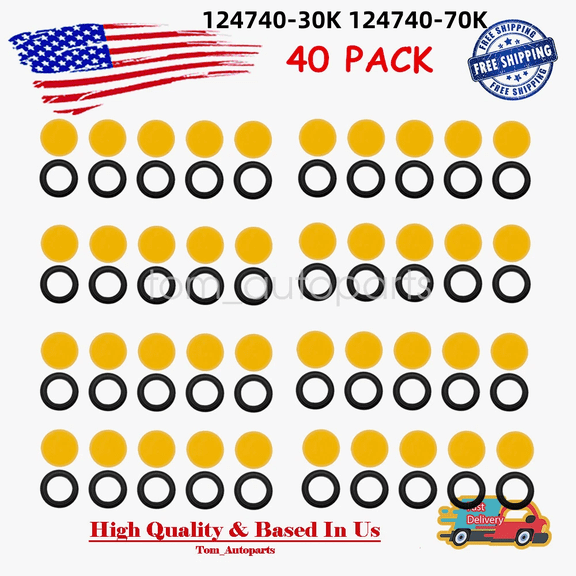HUONA 40PCS Transmission Pressure Switch Reconstruction Kit for GM 6L45 6L50 6T70 6L80 Transmissions, Replace 124740-30K 124740-70K Complete Repair Seal Kit