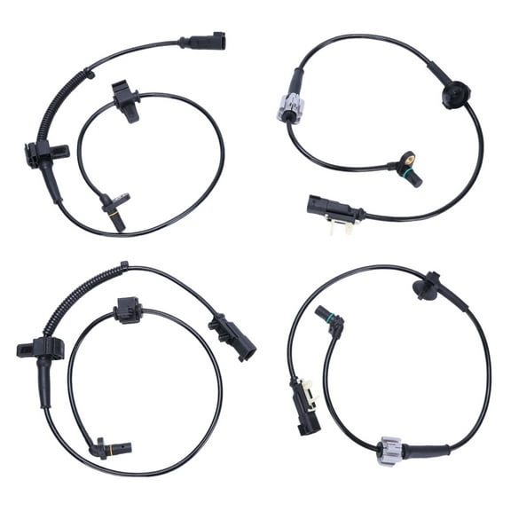 HUONA 4Pcs ABS Sensor Anti-lock Brake System Wheel Speed Sensor Front/Rear Wheels for Silverado 1500 2014-2019 Direct Replacement 520971873 22775301