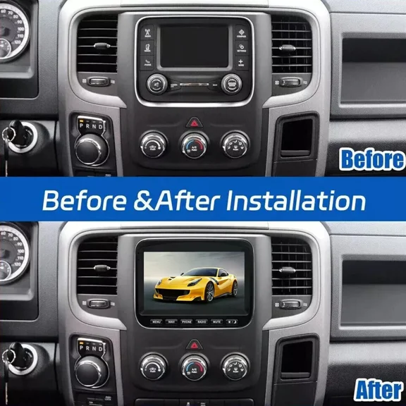 HUONA 7in Android 13 Car Stereo GPS Navigation 2+64G for Dodge Ram 2013-2018 with Carplay Android Auto Car Radio Bluetooth WiFi FM/RDS SWC DSP EQ + Backup Camera