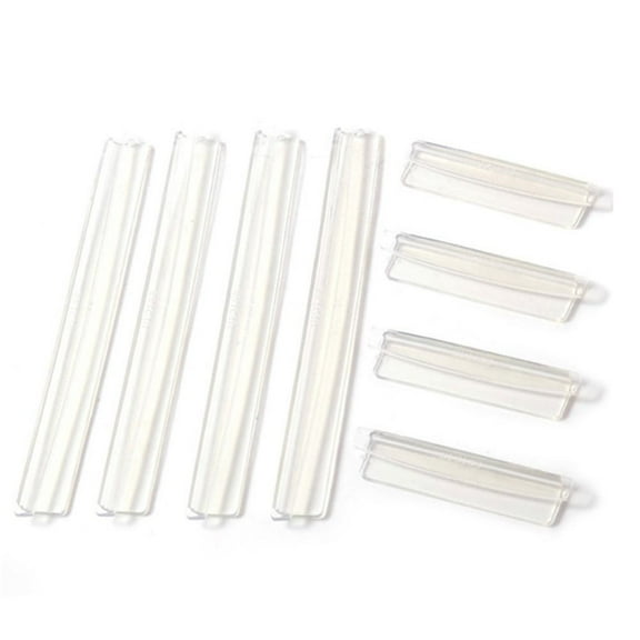 HUONA 8 Pieces Car Body Anti-Collision Sticker Anti-Scratch Strips for Front and Rear Doors Car Protector for Trucks Off-Road Vehicles SUV RV Transparent