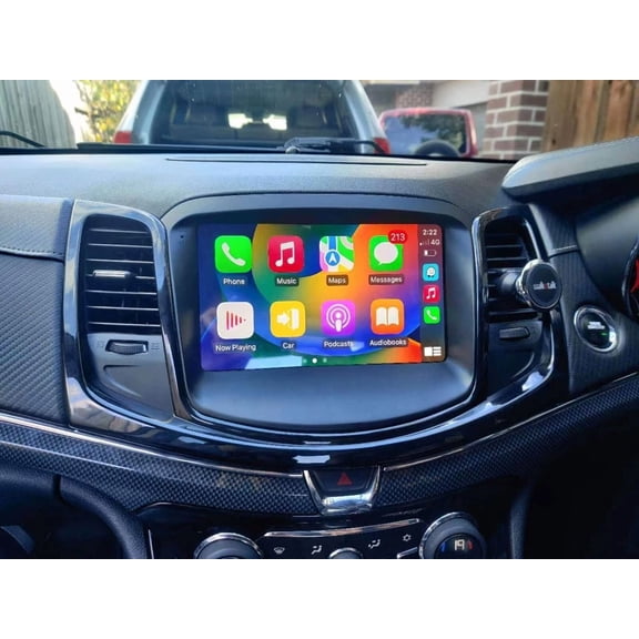 HUONA 9 Inch Android 15 Car Stereo for Chevy Caprice PPV Holden Commodore 2014-2017, 4GB RAM 64GB ROM, Wireless CarPlay & Android Auto, GPS Navigation, with DAB+ DVR, SWC