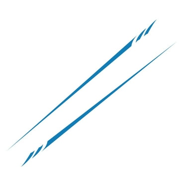 HUONA Auto Racing Body Door Side Stripe Graphic PVC Sticker Decals Decoration Modified Decal DIY Universal for All Cars SUV Truck Off-Road Vehicles Blue