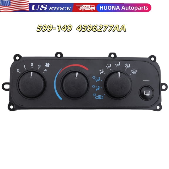 HUONA Climate Control Unit A/C Heater Control Panel for Dodge for Chrysler 2001-2006 Replace 599-149 4596277AA