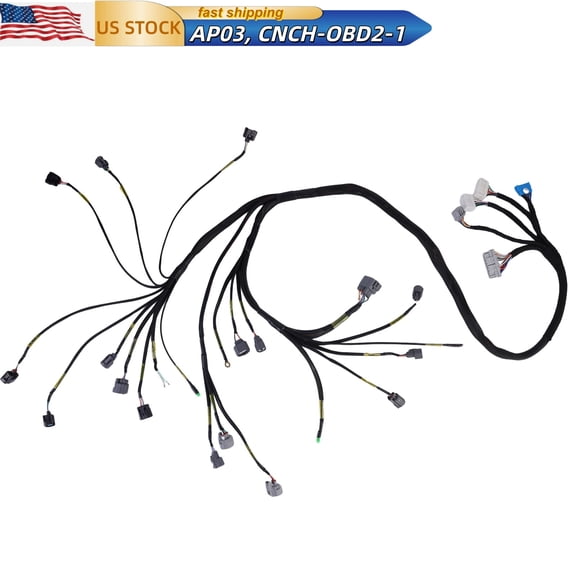 HUONA D and B-Series Engine Wiring Harness for Honda Civic Integra B16 B18 D16, AP03, CNCH-OBD2-1