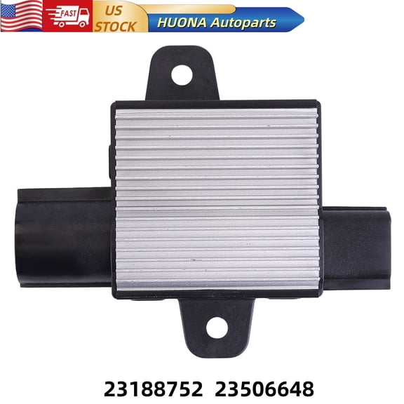 HUONA Electric Cooling Fan Motor Control Module Unit Compatible for ATS 2015-2019 All Engine Replaces 23188752 23506648