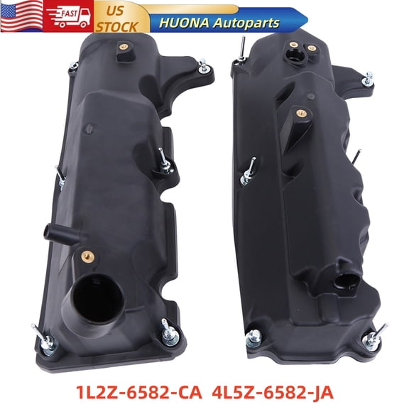 HUONA Engine Valve Cover with Gasket Compatible for Ford Explorer V6 4.0L Replaces 1L2Z-6582-CA 4L5Z-6582-JA