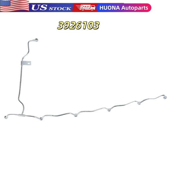 HUONA Fuel Injector Return Hose Overflow Leak Off Return Pipe Compatible for Cummins P7100 12v Replaces 3926103