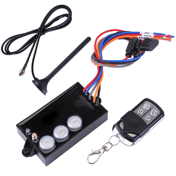 HUONA G3-H01 Dump Trailer Wireless Remote Control System 12 Volt Hydraulic Lift Winch