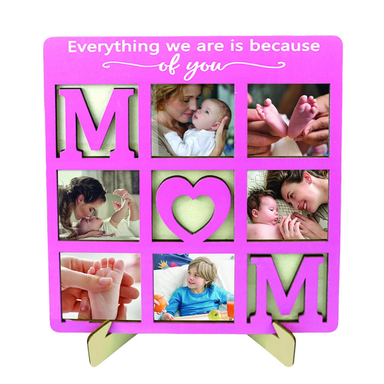 Triple 4x6 Photo Frame Hinged Folding Wood Picture Frame With Glass