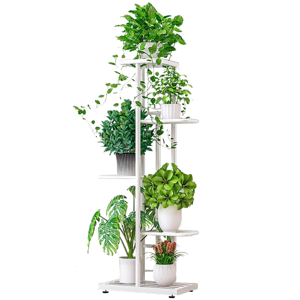 Large 2 Pack Metal Plant Stand Heart Shaped Heavy Duty Garden Flower Ladder Rack