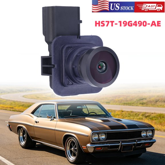 HUONA Rearview Camera Wide Angle Night Vision Backup Camera with Parking Guidelines for Ford Fusion Energi Hybrid 2017-2020 Replaces HS7T-19G490-AE