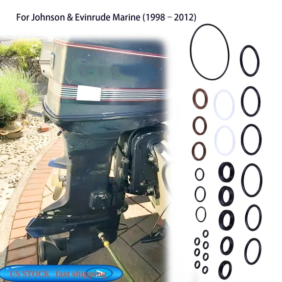 HUONA Sealing gaskets 434519 Trim Tilt Seal Kit for Johnson Evinrude 1998-2012