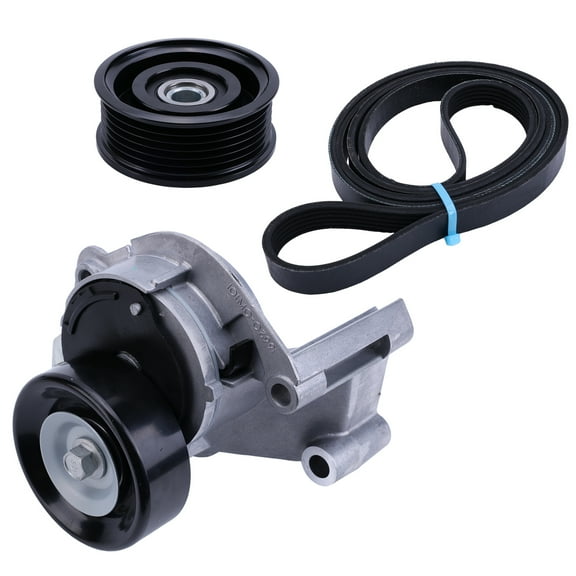 HUONA Serpentine Drive Belt Tensioner Kit for Toyota Tundra 2000-2006 V8 4.7L GAS Direct Replacement 90K38488A K060908 38488 36026