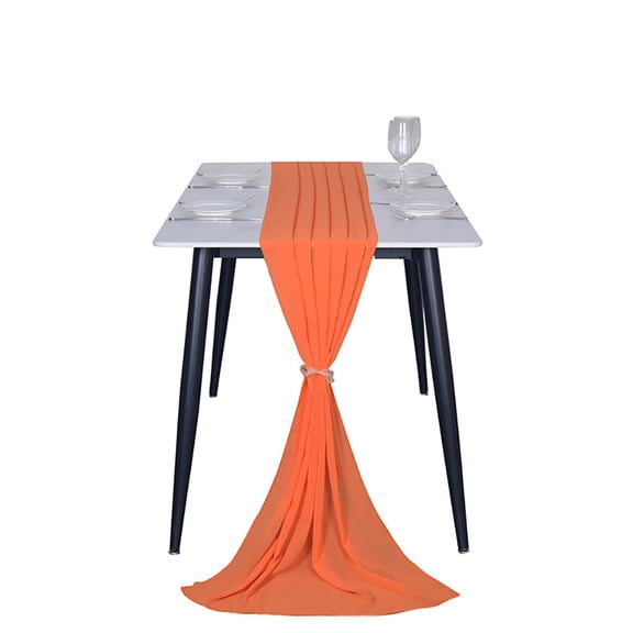 HUONA Table Cloth Bohemian Style Table Cloth Fashion Elegant Gauze Table Cloth for Wedding Decoration Birthday Party Bride Shower Baby Shower Cake Table Decoration 70cm x300cm Type 5