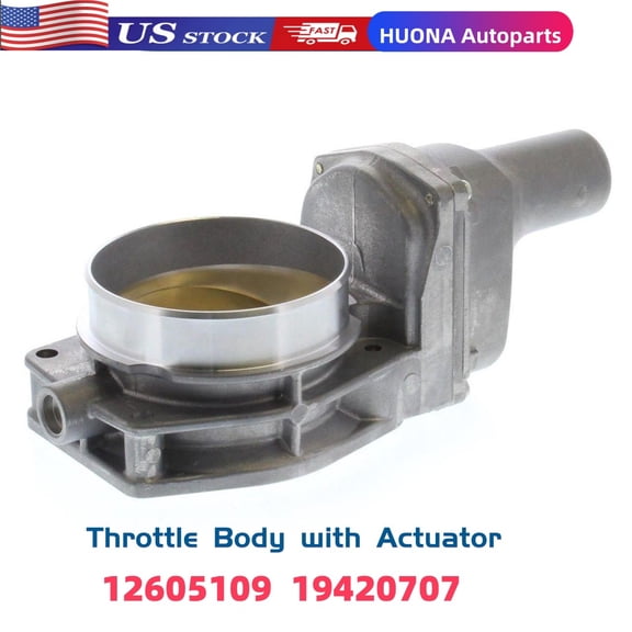 HUONA Throttle Body with Actuator 12605109 for GM Chevy Caprice, Camaro, Corvette, 19420707