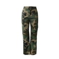 thumbnail image 1 of HUONA Women Camouflage Cargo Pants Causal Slacks Pant Straight Leg Trousers High Waisted Pant with Pocket, 1 of 10