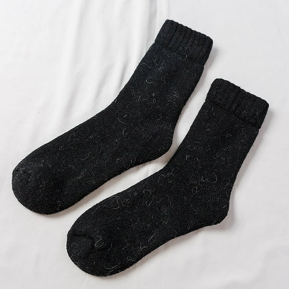HUPOM 1 Pair Socks for Men Summer Clearance Fashion Low-Cut Cold Resistant Dress Socks Black