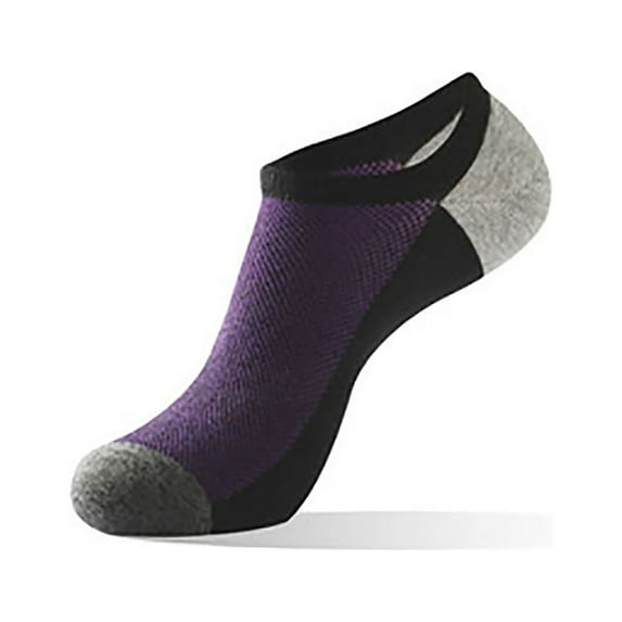 HUPOM 1 Pair Socks for Men Summer Clearance Fashion Low-Cut Soft Athletic Socks Purple Size 43-48