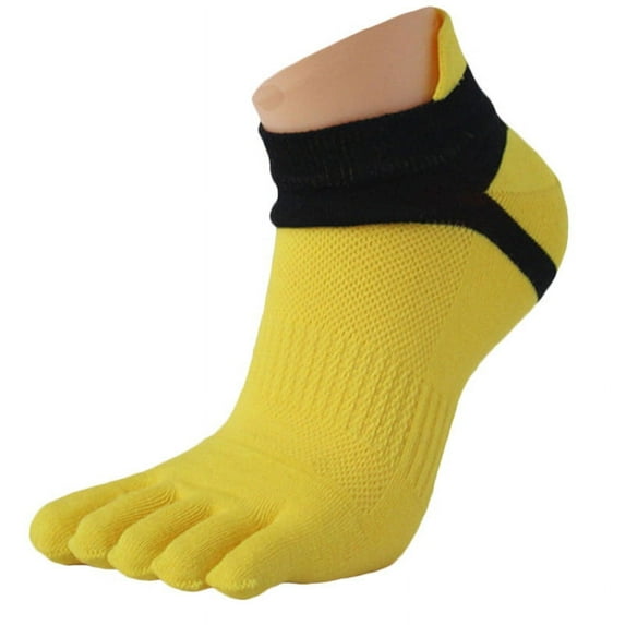 HUPOM 1 Pair Socks for Men Summer Clearance Fashion Low-Cut Soft Athletic Socks Yellow