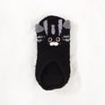 thumbnail image 1 of BONIXOOM 1 Pair Socks for Women Summer Fashion Ankle Non-Slip Slipper Socks Black, 1 of 4