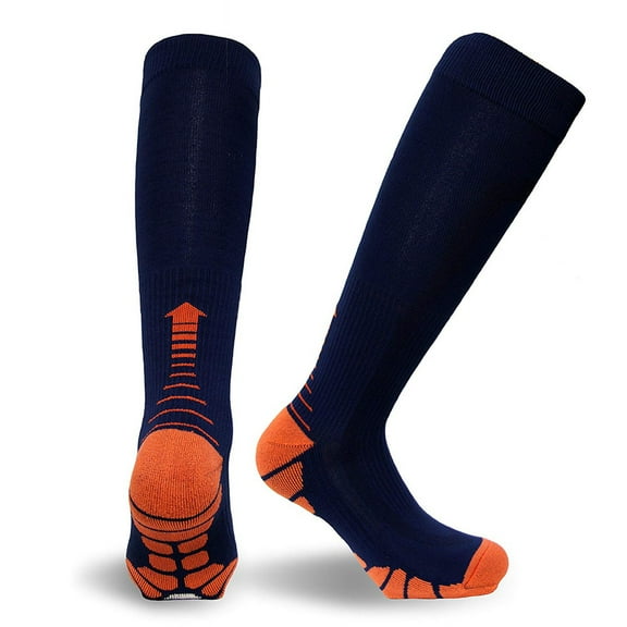 HUPOM 1 Pair Socks for Women Summer Clearance Fashion Knee-High Soft Athletic Socks Navy Size S/L