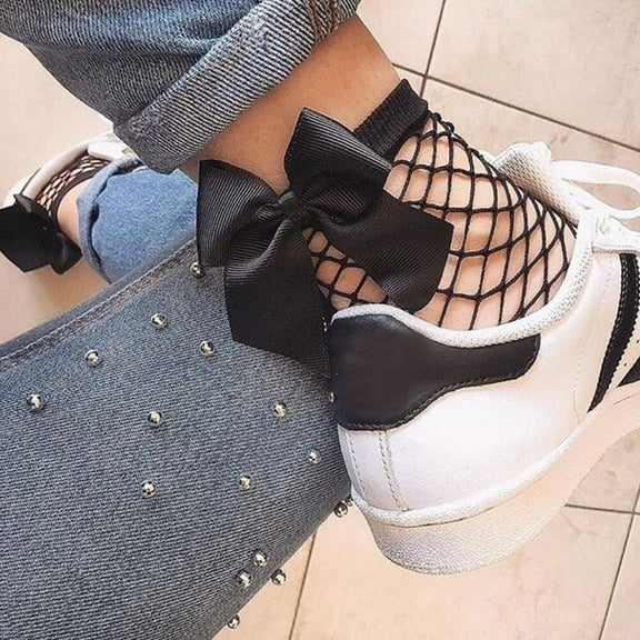 HUPOM 1 Pair Socks for Women Summer Clearance Fashion Low-Cut Soft Casual Socks Black