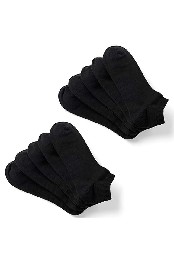 HUPOM 10 Pairs Socks for Men Summer Clearance Fashion Low-Cut Soft Tube Socks Multicolor