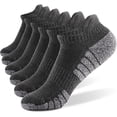 thumbnail image 1 of BONIXOOM 6 Pairs Socks for Women Summer Clearance Fashion Low-Cut Breathable Athletic Socks Dark Gray Size XL, 1 of 7