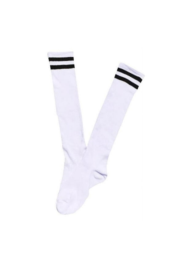 HUPOM Big Girls Knee-High Breathable Solid Tube White 2024 Summer Clearance New Arrival Size One Size