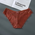 thumbnail image 1 of HUPOM Cheeky Underwear For Women Womens Panties Briefs Leisure None Elastic Waist Brown S, 1 of 2