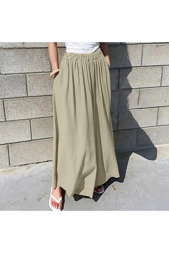 Chino Pants For Women Pants For Women Trousers High Waist Rise Ankle Flare-Leg XL