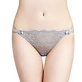 thumbnail image 1 of HUPOM Cotton Panties For Women Panties Briefs Leisure Tie Seamless Waistband Gray 2XL, 1 of 9
